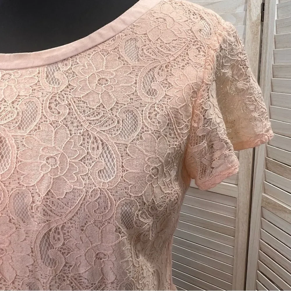 H&M Conscious Collection Lace Overlay Dress 10